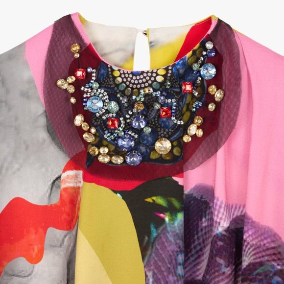 Zara Dresses Nwt Zara Jewel Printed Dress Limited Edition Printed